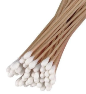 cotton swab or q-tip